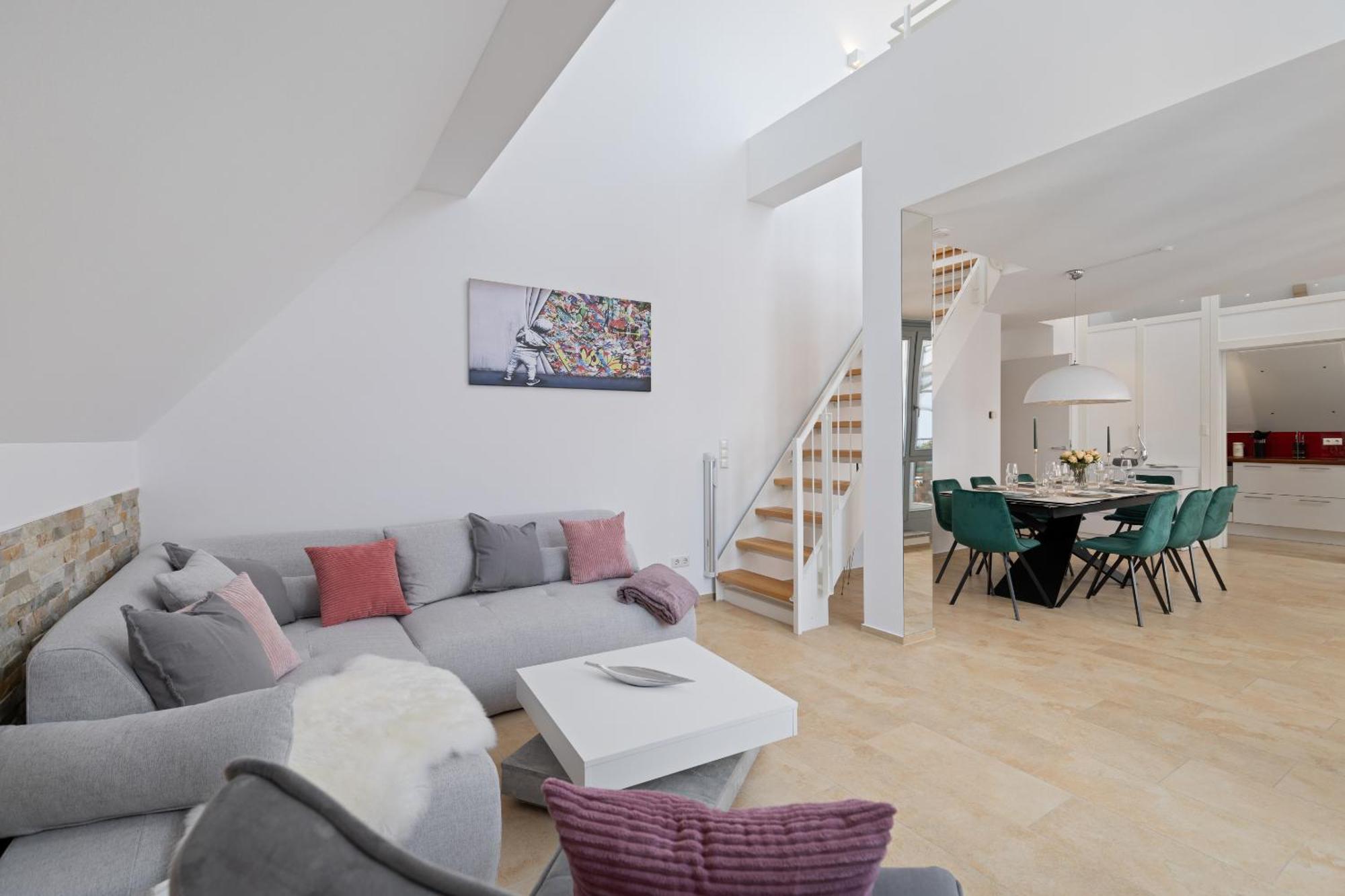 Helloflats - Luxus-Penthouse - Balkon - Parking - Zentrum - Therme - Naehe Flughafen Muc Erding Exterior photo